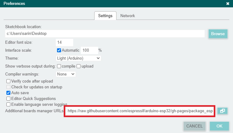 Cách lập trình esp32 bằng arduino ide