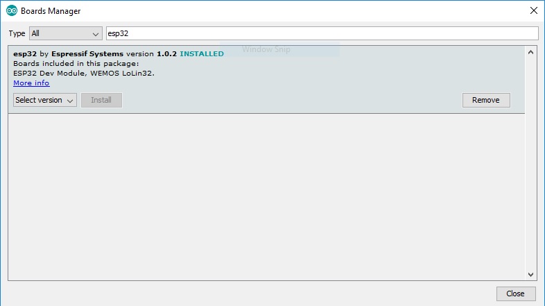 Cài đặt ESP32 trên Arduino IDE thành công