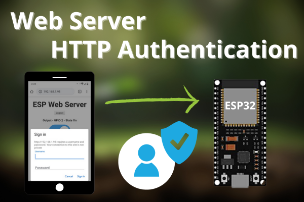 Hướng dẫn xây Web Server HTTP có nhận dạng người dùng trên ESP32