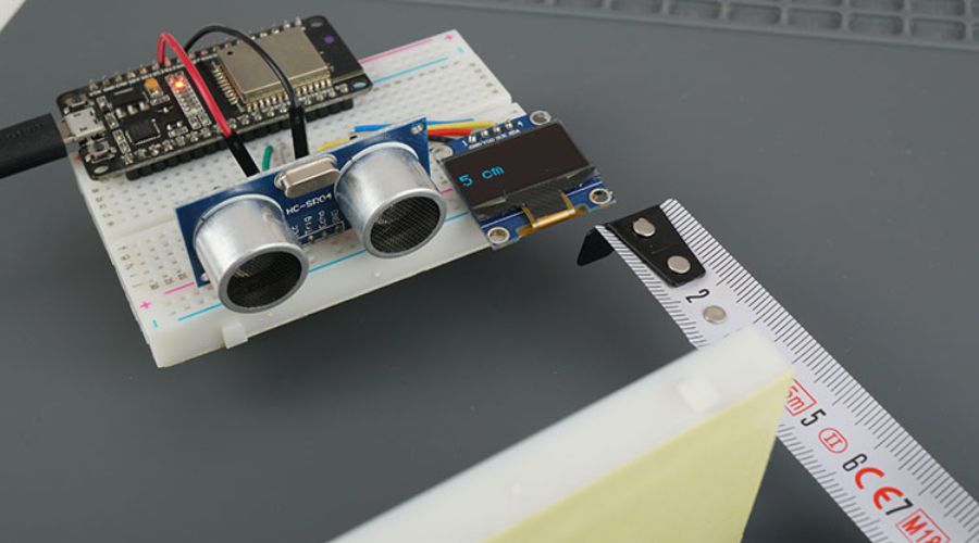 Hướng dẫn đo khoảng cách bằng HC SR04 và hiển thị lên màn hình OLED