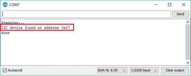 Lấy địa chỉ của màn hình LCD ESP32