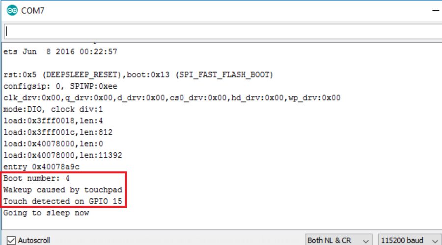 Nạp code và kiểm tra Deep Sleep ESP32