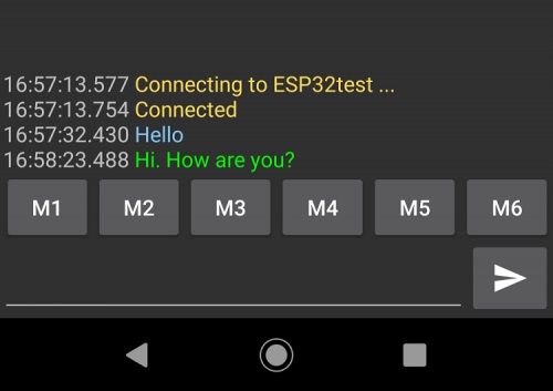 Demo dự án kết nối Bluetooth ESP32 với điện thoại Android