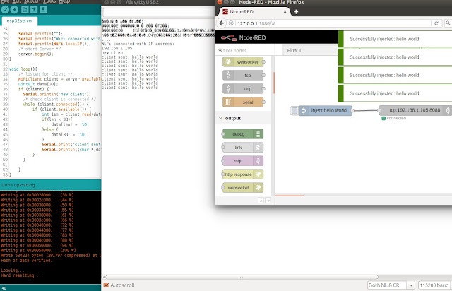 Lập trình ESP32 TCP IP là Server
