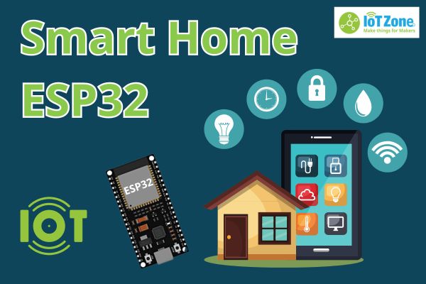 ESP32 Smart Home tự động với Web Server