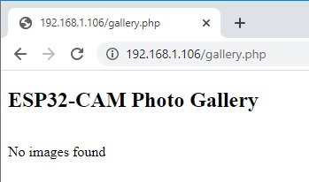 Kiểm tra PHP URL cho dự án ESP32 Cam Server